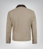 Lightweight quilted jacket for men – diamond pattern outerwear