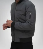 Reversible MA-1 flight jacket for men – classic bomber style coat