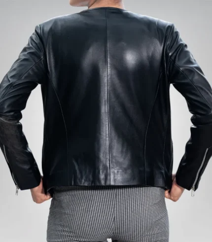 Classic Women’s Lambskin Leather Jacket – Minimalist Daily Outerwear
