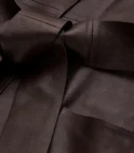 Women’s Leather Trench Coat | Long Elegant Leather Coat