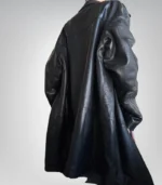 Women’s Dark Brown Sheepskin Suede Coat Handmade Penny Lane Afghan Style