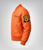 Maki Oze Fire Force Jacket Genuine Sheep Leather Cosplay - Image 5