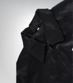 Men’s genuine black leather bomber jacket – Avirex vintage pilot design
