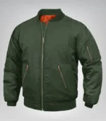 Men’s Premium Quilted Bomber Jacket – Full Zip Pilot Jacket for Work & Casual Wear - Image 8