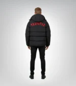 Glossy black puffer jacket by Trapstar – Irongate streetwear style