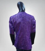 Premium Papa Emeritus cosplay blazer – purple concert fashion