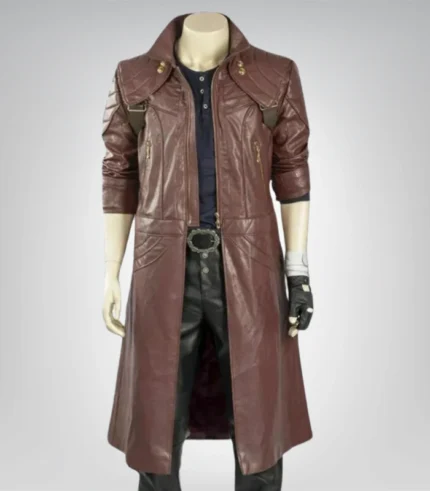 Dante Devil May Cry leather coat – cosplay costume