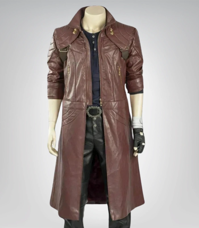 Dante Devil May Cry Leather Coat – Cosplay Costume Dante Devil May Cry leather coat – cosplay costume