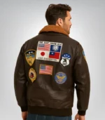 Classic aviator bomber jacket – Maverick Top Gun style