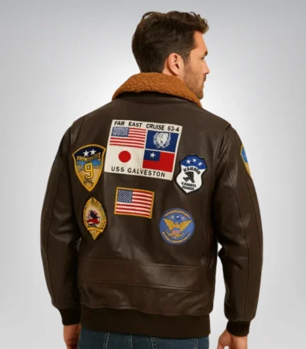 Classic aviator bomber jacket – Maverick Top Gun style