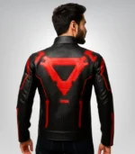 Sci-fi cosplay leather jacket – Tron Ares inspired outfit