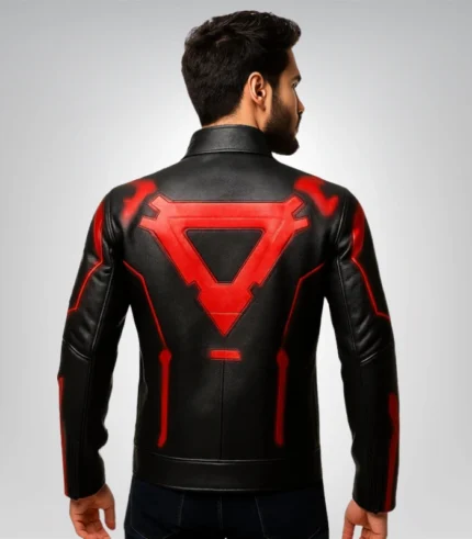 Sci-fi cosplay leather jacket – Tron Ares inspired outfit