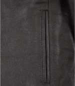 Men’s Dark Brown Cowhide Leather Motorcycle Jacket Premium Biker Style - Image 5