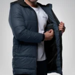 Alton Blue Men’s Hooded Puffer Coat Insulated Winter Parka, Water & Wind Resistant Jacket