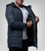 Alton Blue Men’s Hooded Puffer Coat Insulated Winter Parka, Water & Wind Resistant Jacket