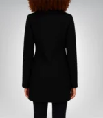 Debbie Women’s Black Double-Breasted Wool Peacoat Classic Winter Essential - Image 2