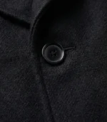 Men’s 1920s Gangster Black Wool Overcoat Shelby Style Long Coat - Image 4