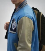 13 Reasons Why Justin Foley Liberty High Blue Varsity Jacket - Image 3