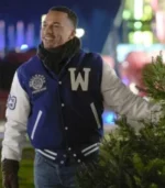 Michael Xavier inspired Christmas Comes Twice wool varsity jacket