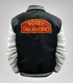 Bobby Tarantino Satin Bomber Jacket Logic Inspired Black & White Jacket - Image 4