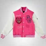 Gag City Inspired Women’s Pink Varsity Jacket