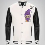 Labubu Inspired Halloween Trick-or-Treat Varsity Jacket