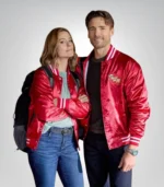 Ashley Williams Inspired Red Jacket – Jingle Bell Run Style