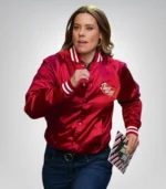 Ashley Williams Inspired Red Jacket – Jingle Bell Run Style - Image 2