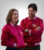 Ashley Williams Inspired Red Jacket – Jingle Bell Run Style - Image 3