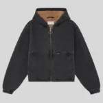 Scuffers denim dark work jacket with rugged utility-inspired style