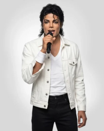 Michael 2026 Jaafar Jackson white jacket inspired by movie fashion