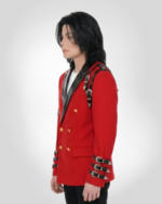 Red blazer based on Michael Jackson's award show appearance