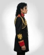 Celebrity-inspired military style coat based on Michael Jackson look