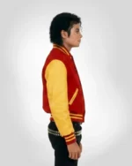 Michael Jackson varsity bomber jacket with timeless casual fashion appeal